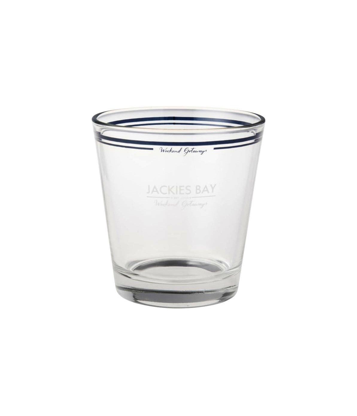 Склянка з синьою каймою JACKIES BAY 375ml (Glass/Blue)